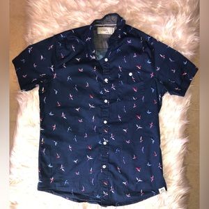 Dark Blue Botton Shirt from Free Planet